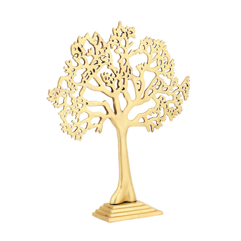 Brass Tree - intricately crafted brass tree sculpture, golden finish, represents strength, growth, and connection to nature, adds a natural and organic element to your home decor, symbolizes stability and grounding, a beautiful centerpiece or accent piece for any room, available in various sizes and designs, a timeless and versatile addition to your collection of brass sculptures and figurines, perfect for nature enthusiasts and those seeking a serene and harmonious atmosphere.