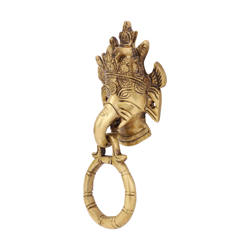 Brass Door Knocks - intricately designed brass door knockers, golden finish, adds a touch of charm and elegance to any door, durable and long-lasting, creates a unique and welcoming entrance to your home or office, symbolizes hospitality and attention to detail, available in various designs and sizes to suit different door styles, a functional and decorative addition to your door hardware, perfect for enhancing the curb appeal of your property.