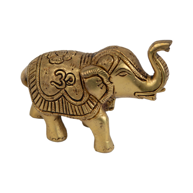 Jaszz Art Brass Elephant 01 Ethnic Design Handmade Antique for Home Decor