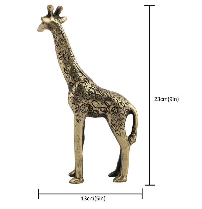 Mother Baby Giraffe Animal Antique Art Beautiful Bedroom Brass Decor Decoration Figure Figurines Gift Gifts God Gold Golden Home Item Items Living Livingroom Love Luck Office Pet Room School Showpiece Statue Vastu Wealth