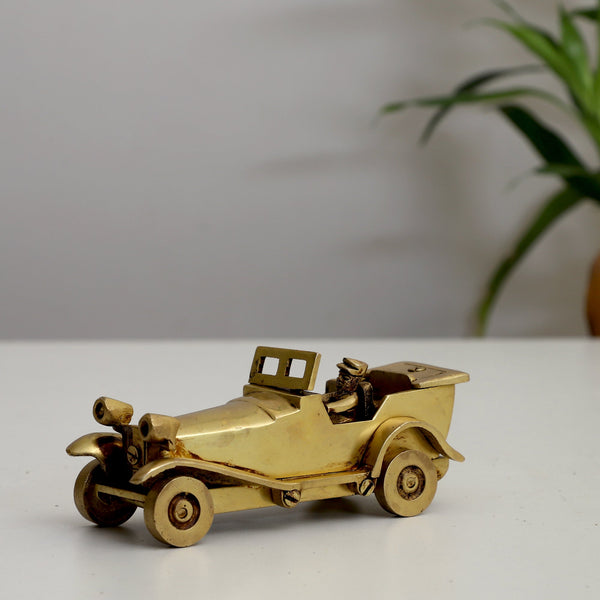 Brass Motor Vehicle - finely crafted brass model of a motor vehicle, exquisite detailing and craftsmanship, captures the essence of automotive design, adds a touch of elegance to your decor, ideal for car enthusiasts and collectors, available in various styles and models, a classic and timeless piece for automotive enthusiasts, a unique addition to your collection of brass sculptures and figurines, perfect for display in car showrooms, offices, or as a gift for automotive enthusiasts.