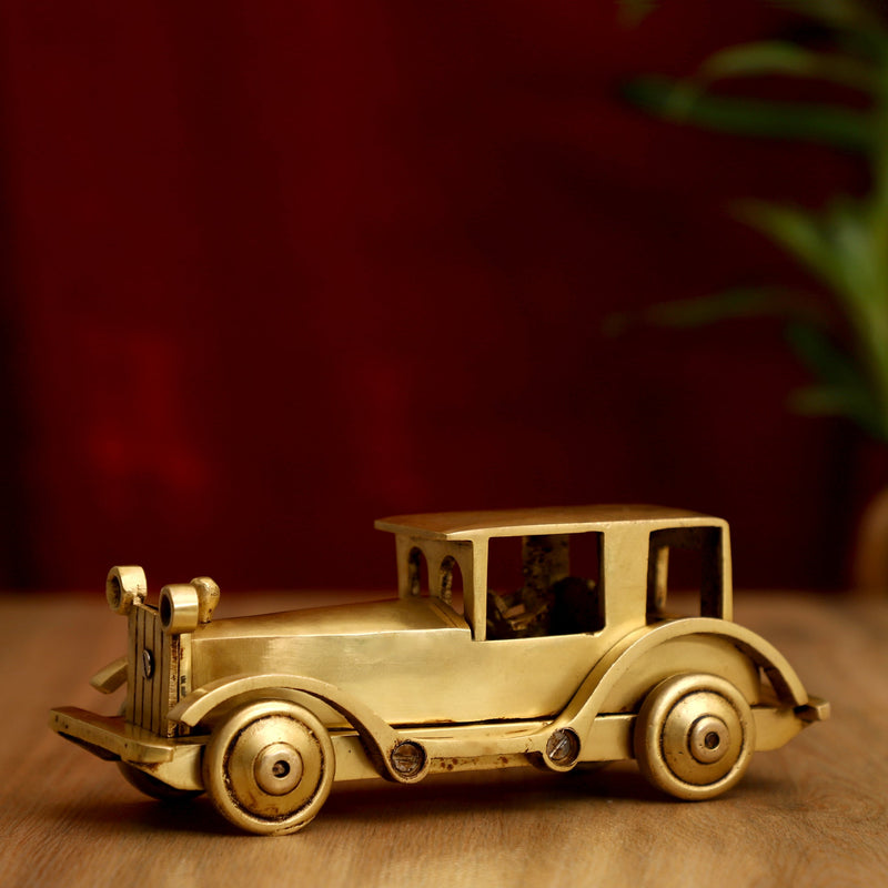 Brass Motor Vehicle - finely crafted brass model of a motor vehicle, exquisite detailing and craftsmanship, captures the essence of automotive design, adds a touch of elegance to your decor, ideal for car enthusiasts and collectors, available in various styles and models, a classic and timeless piece for automotive enthusiasts, a unique addition to your collection of brass sculptures and figurines, perfect for display in car showrooms, offices, or as a gift for automotive enthusiasts.