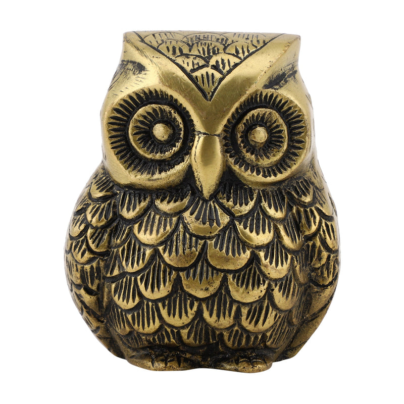 Jaszz Art Night Owl animal antique art beautiful bedroom brass decor decoration figure figurines gift gifts god gold golden home idol idols item items living livingroom love luck office pet room school showpiece statue Vastu wealth