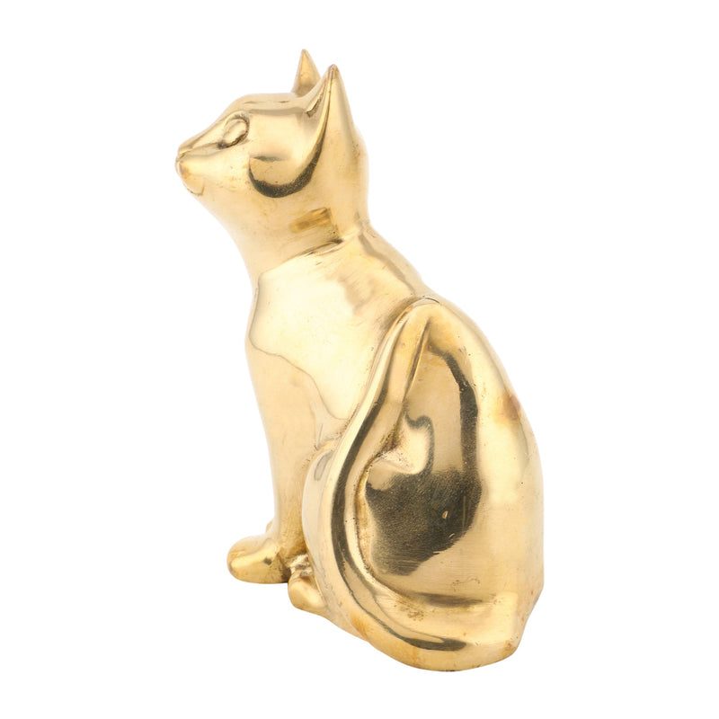 Cat Kitten Animal Antique Art Beautiful Bedroom Brass Decor Decoration Figure Figurines Gift Gifts God Gold Golden Home Idol Idols Item Items Living Livingroom Love Luck Office Pet Room School Showpiece Statue Vastu Wealth