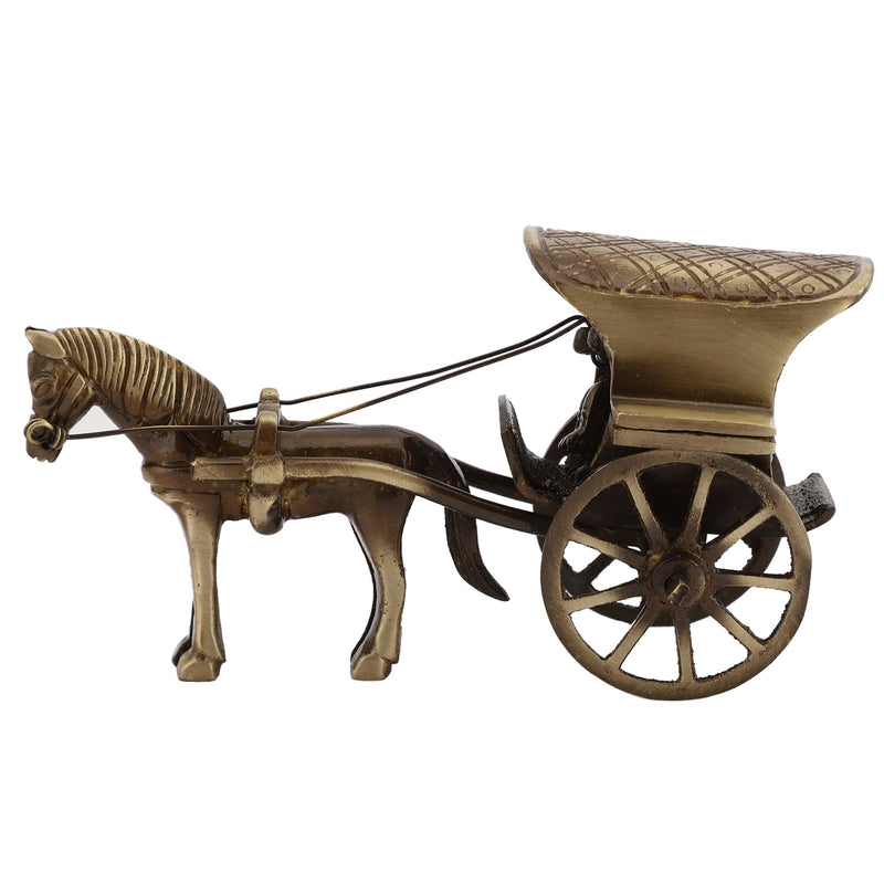 Horse Cart Animal Antique Art Beautiful Bedroom Brass Decor Decoration Figure Figurines Gift Gifts God Gold Golden Home Idol Idols Item Items Living Livingroom Love Luck Office Pet Room School Showpiece Statue Vastu Wealth