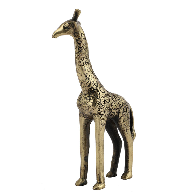 Mother Baby Giraffe Animal Antique Art Beautiful Bedroom Brass Decor Decoration Figure Figurines Gift Gifts God Gold Golden Home Item Items Living Livingroom Love Luck Office Pet Room School Showpiece Statue Vastu Wealth