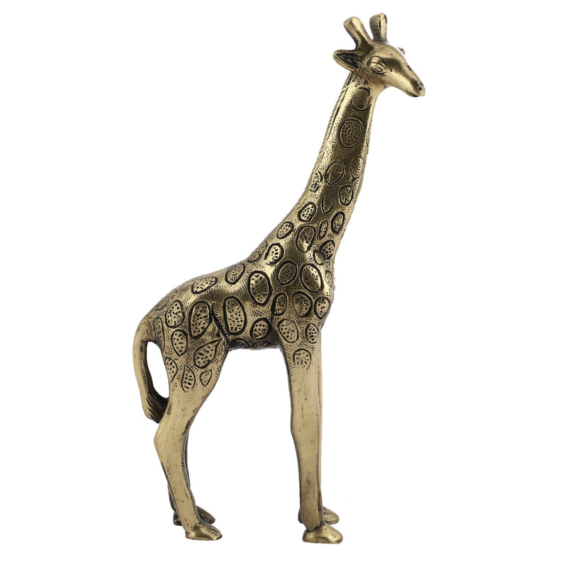 Mother Baby Giraffe Animal Antique Art Beautiful Bedroom Brass Decor Decoration Figure Figurines Gift Gifts God Gold Golden Home Item Items Living Livingroom Love Luck Office Pet Room School Showpiece Statue Vastu Wealth