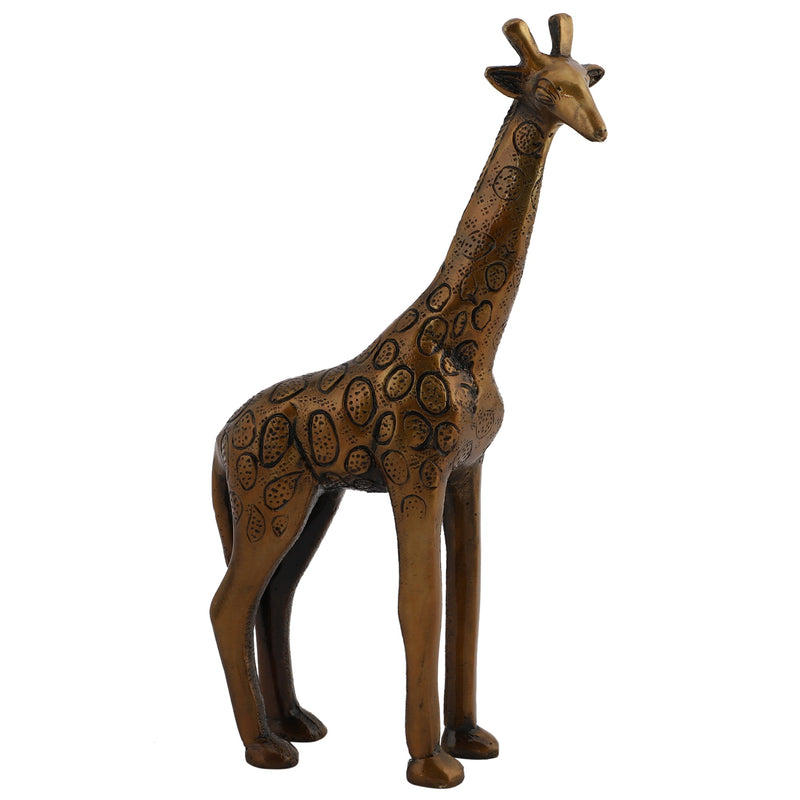 Mother Baby Giraffe Animal Antique Art Beautiful Bedroom Brass Decor Decoration Figure Figurines Gift Gifts God Gold Golden Home Item Items Living Livingroom Love Luck Office Pet Room School Showpiece Statue Vastu Wealth