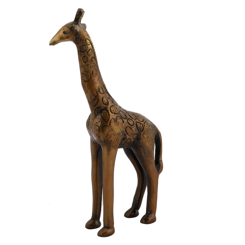 Mother Baby Giraffe Animal Antique Art Beautiful Bedroom Brass Decor Decoration Figure Figurines Gift Gifts God Gold Golden Home Item Items Living Livingroom Love Luck Office Pet Room School Showpiece Statue Vastu Wealth