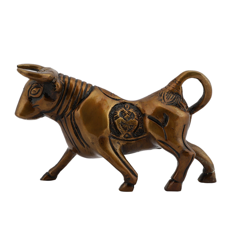  fighting Bull Animal Antique Beautiful Bedroom Brass Decor Decoration Figure Figurines Gift Gifts God Gold Golden Home Idol Idols Item Items Living Livingroom Love Luck Office Pet Room School Showpiece Statue Vastu Wealth