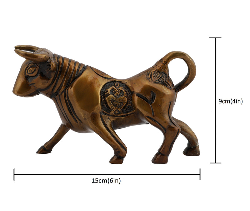  fighting Bull Animal Antique Beautiful Bedroom Brass Decor Decoration Figure Figurines Gift Gifts God Gold Golden Home Idol Idols Item Items Living Livingroom Love Luck Office Pet Room School Showpiece Statue Vastu Wealth