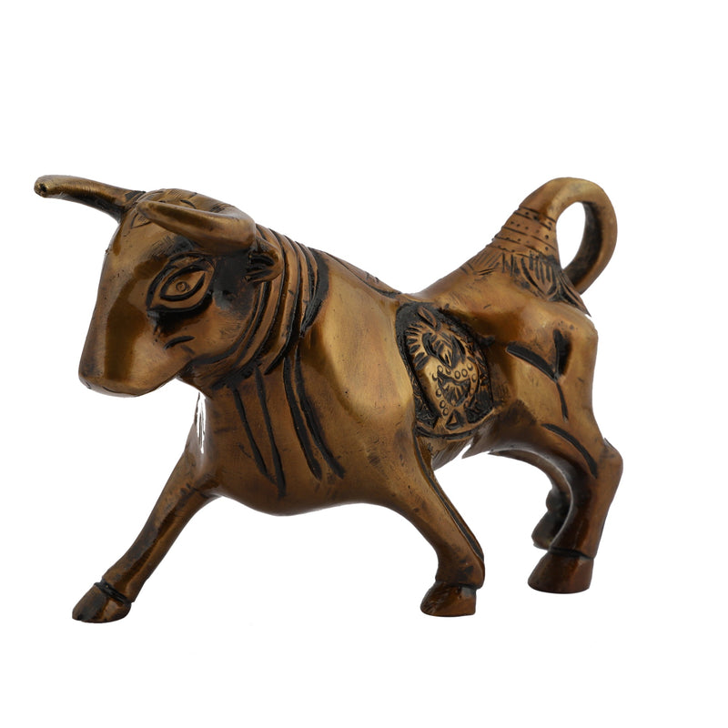  fighting Bull Animal Antique Beautiful Bedroom Brass Decor Decoration Figure Figurines Gift Gifts God Gold Golden Home Idol Idols Item Items Living Livingroom Love Luck Office Pet Room School Showpiece Statue Vastu Wealth