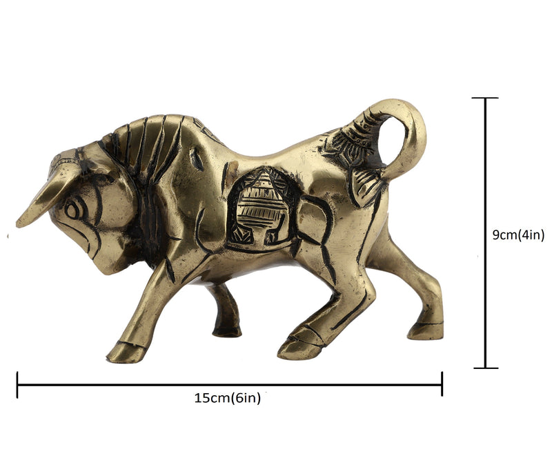  fighting Bull Animal Antique Beautiful Bedroom Brass Decor Decoration Figure Figurines Gift Gifts God Gold Golden Home Idol Idols Item Items Living Livingroom Love Luck Office Pet Room School Showpiece Statue Vastu Wealth