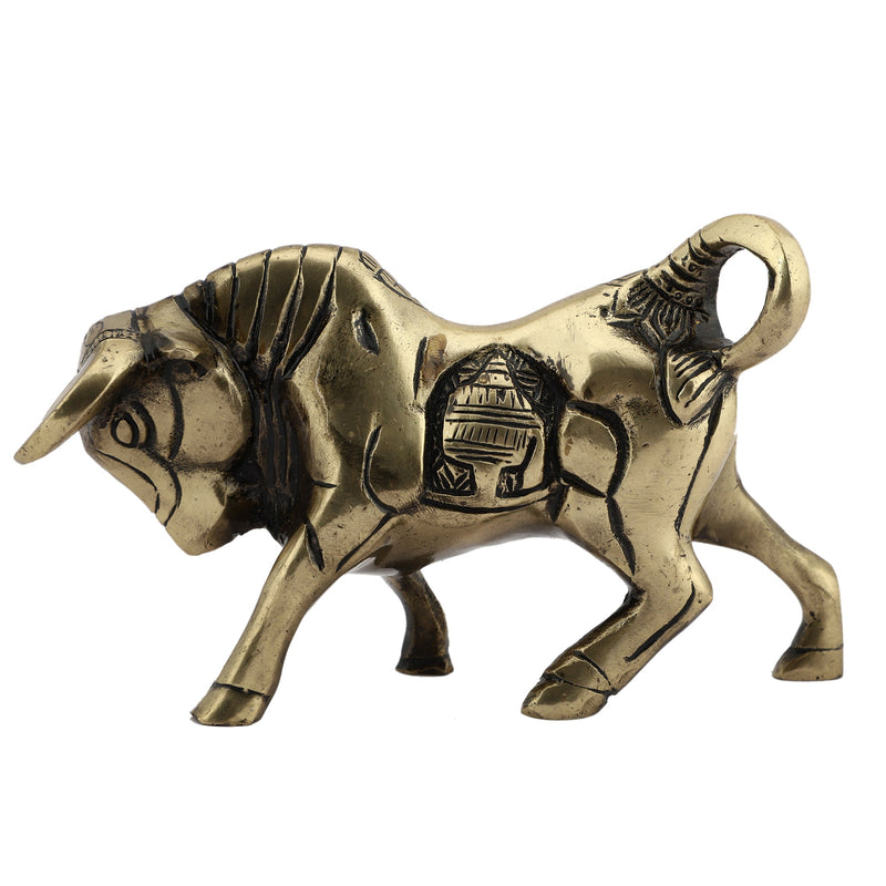  fighting Bull Animal Antique Beautiful Bedroom Brass Decor Decoration Figure Figurines Gift Gifts God Gold Golden Home Idol Idols Item Items Living Livingroom Love Luck Office Pet Room School Showpiece Statue Vastu Wealth