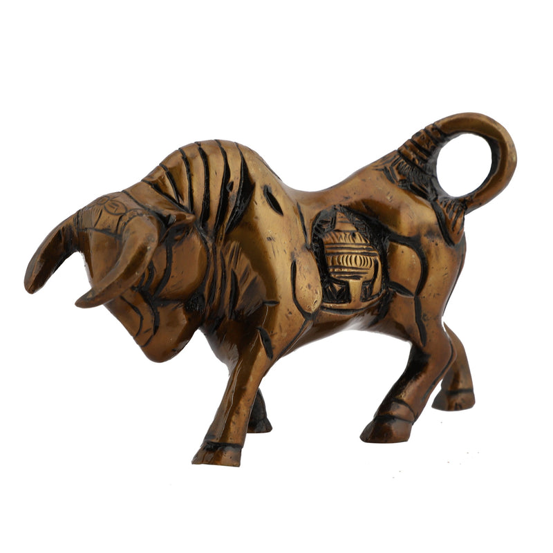  fighting Bull Animal Antique Beautiful Bedroom Brass Decor Decoration Figure Figurines Gift Gifts God Gold Golden Home Idol Idols Item Items Living Livingroom Love Luck Office Pet Room School Showpiece Statue Vastu Wealth