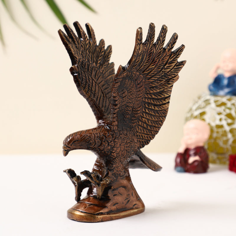 Eagle animal antique art beautiful bedroom brass decor decoration figure figurines gift gifts god gold golden home idol idols item items living livingroom love luck office pet room school showpiece statue Vastu wealth