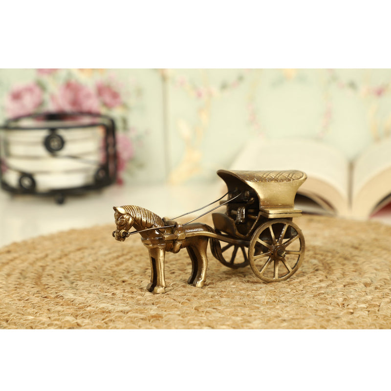 Horse Cart Animal Antique Art Beautiful Bedroom Brass Decor Decoration Figure Figurines Gift Gifts God Gold Golden Home Idol Idols Item Items Living Livingroom Love Luck Office Pet Room School Showpiece Statue Vastu Wealth