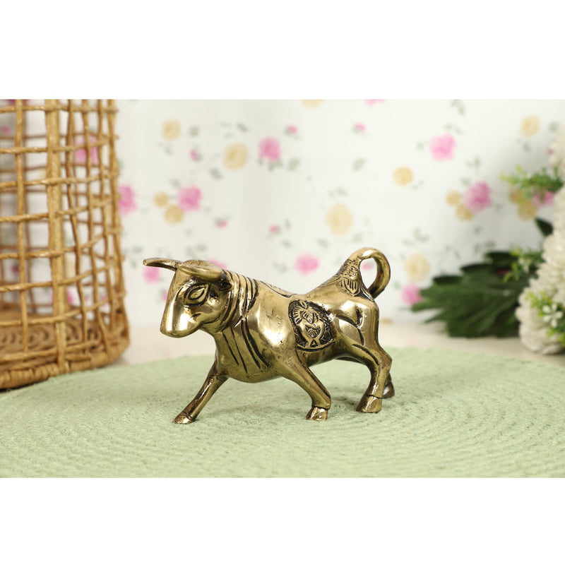  fighting Bull Animal Antique Beautiful Bedroom Brass Decor Decoration Figure Figurines Gift Gifts God Gold Golden Home Idol Idols Item Items Living Livingroom Love Luck Office Pet Room School Showpiece Statue Vastu Wealth